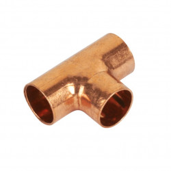 APS13100 15mm Endfeed Equal Tee WRAS  Copper