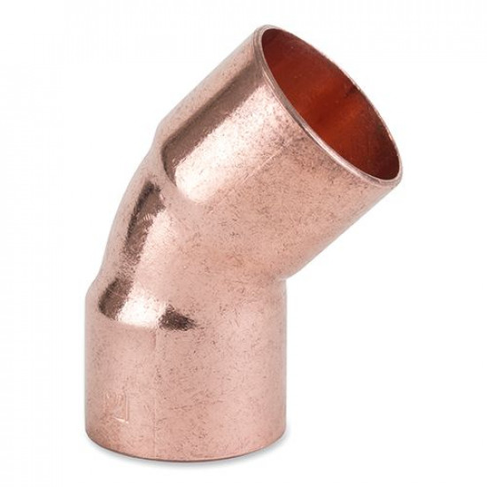 APS8683 15mm End Feed 45° Elbow Copper