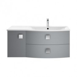 APS3387 1000mm Cabinet & Basin - Right Hand Dove Grey
