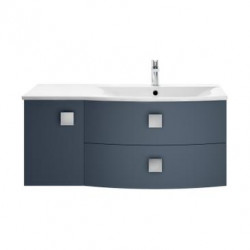 APS3389 1000mm Cabinet & Basin - Right Hand Mineral Blue