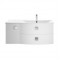 APS3390 1000mm Cabinet & Basin - Right Hand Moon White