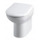 APS4717 Comfort Height Linton Back To Wall Pan and Seat White