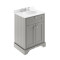 APS5512 600mm Cabinet & Marble Top (3TH) Storm Grey