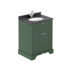 APS5519 600mm Cabinet & Marble Top (1TH) Hunter Green
