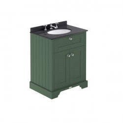 APS5524 600mm Cabinet & Marble Top (3TH) Hunter Green