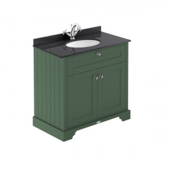 APS5553 800mm Cabinet & Marble Top (1TH) Hunter Green