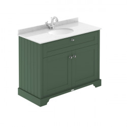 APS5566 1000mm Cabinet & Marble Top (1TH) Hunter Green