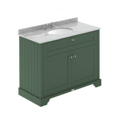 APS5582 1000mm Cabinet & Marble Top (3TH) Hunter Green
