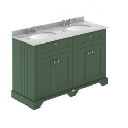 APS5616 1200mm Cabinet & Double Marble Top (3TH) Hunter Green