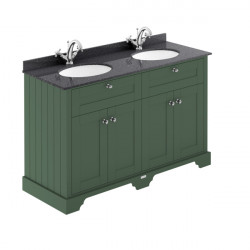 APS5621 1200mm Cabinet & Double Marble Top (1TH) Hunter Green