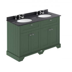 APS5626 1200mm Cabinet & Double Marble Top (3TH) Hunter Green