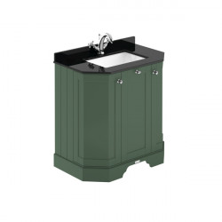 APS5714 750 3-Door Angled Unit & Marble Top 1TH  Hunter Green