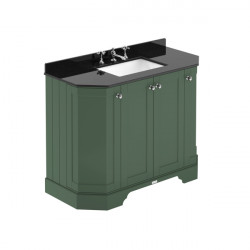 APS5764 1000 4-Door Angled Unit & Marble Top 3TH Hunter Green