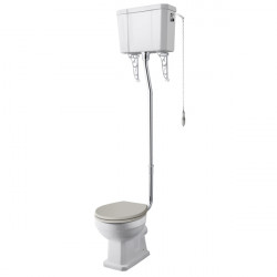 APS5896 Comfort High Level WC & Flush Pipe White