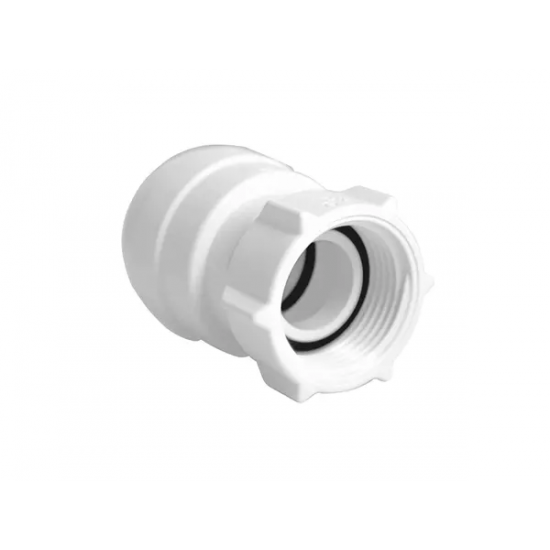 APS11446 Female Coupler Tap Connector 15mm × 1⁄2″ White