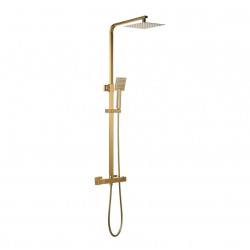 APS12740 Square Thermostatic Shower Set - Brass
Minimum Operating Pressure 
0.5 Bar Brushed Brass