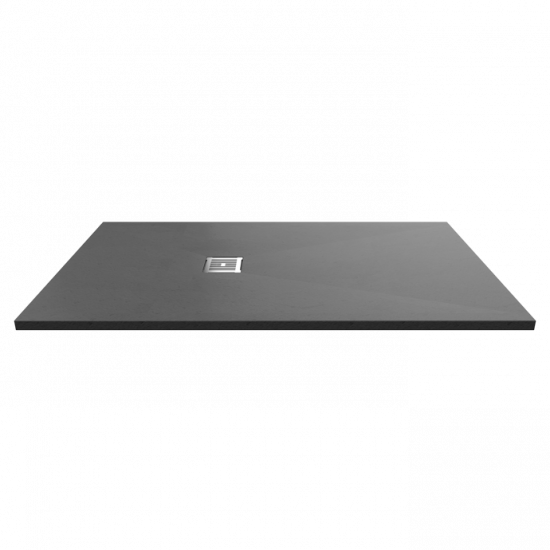 APS13018 Grey Slate Tray Slimline / Rectangular Shower Tray 1600 x 900mm Grey