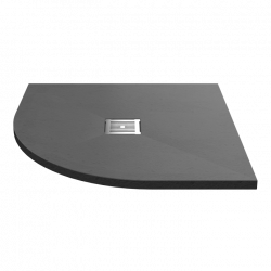 APS13022 Grey Slate Tray Slimline / Quad Shower Tray 900 x 900mm Grey