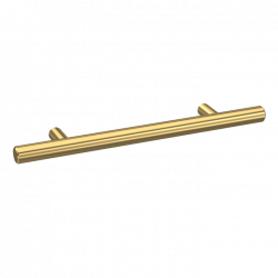 APS4651 155mm Bar Handle Brushed Brass