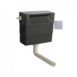 Nuie | XTY6M01 | Dual Flush Cistern With Square Push Button | Chrome