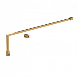 Nuie | FIX025 | Wetroom Screen Support Arm               | Brushed Brass