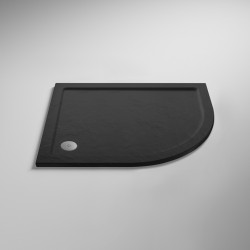 APS5142 Offset Quadrant Shower Tray RH 900x800mm Slate Grey