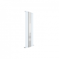 Nuie | HL330 | Single Panel Radiator With Mirror 1800 x 499 | High Gloss White