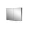 APS5478 Leda Mirror Cabinet 600x800 Silver