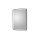 APS5485 Hydrus 700 x 500 Black Framed Mirror Matt Black