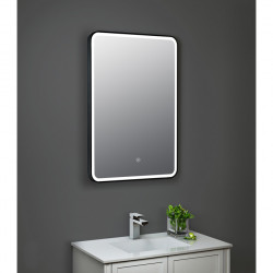 APS5486 Hydrus 700x500 Framed Touch Sensor Mirror Brushed Brass