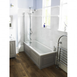 APS5952 Art Deco Bath (1700x700) White
