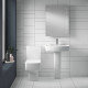 APS6178 Bliss Semi Flush to Wall WC White
