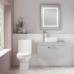 Nuie | CSS004 | Asselby Close Coupled WC | White