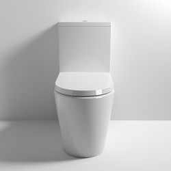 Nuie | CPV005 | Provost Semi Flush to Wall WC | White