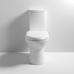 Nuie | CKN003 | Provost Semi Flush to Wall WC | White