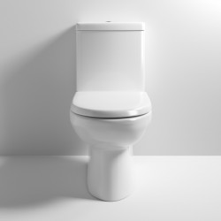 Nuie | CLW002 | Lawton Close Coupled WC | White