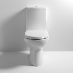 Nuie | CLW001 | Lawton Compact Pan & Cistern | White
