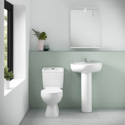 Nuie | NCS150 | Melbourne Pan & Cistern | White