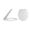 APS6282 Luxury Soft Close Toilet Seat White