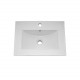 APS6286 500 WH Single Drawer Vanity & Basin 2 Gloss White