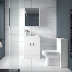 Nuie | NVM141 | 500mm WC Unit | Gloss White