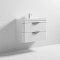 APS7218 Parade 800 W/H 2 Drawer Basin & Cabinet High Gloss White