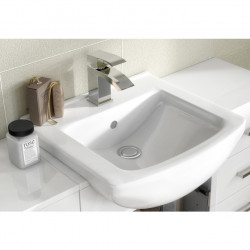 APS7267 Mayford 550mm Basin & Cabinet White Gloss
