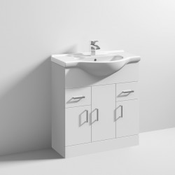 APS7274 Mayford 750mm Basin & Cabinet White Gloss