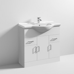 APS7277 Mayford 850mm Basin & Cabinet White Gloss