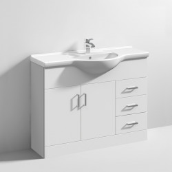 APS7280 Mayford 1050mm Basin & Cabinet White Gloss