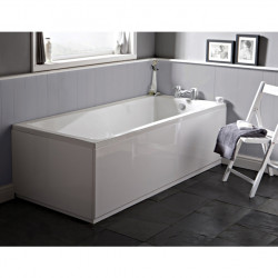 APS7699 Square Single Ended Bath 1500x700 White