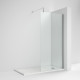APS7879 1000mm Wetroom Screen & Support Bar Polished Chrome