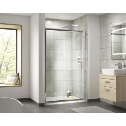 APS7896 1400mm Sliding Shower Door Chrome