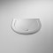 APS8009 D Shape Shower Tray 1050mm White